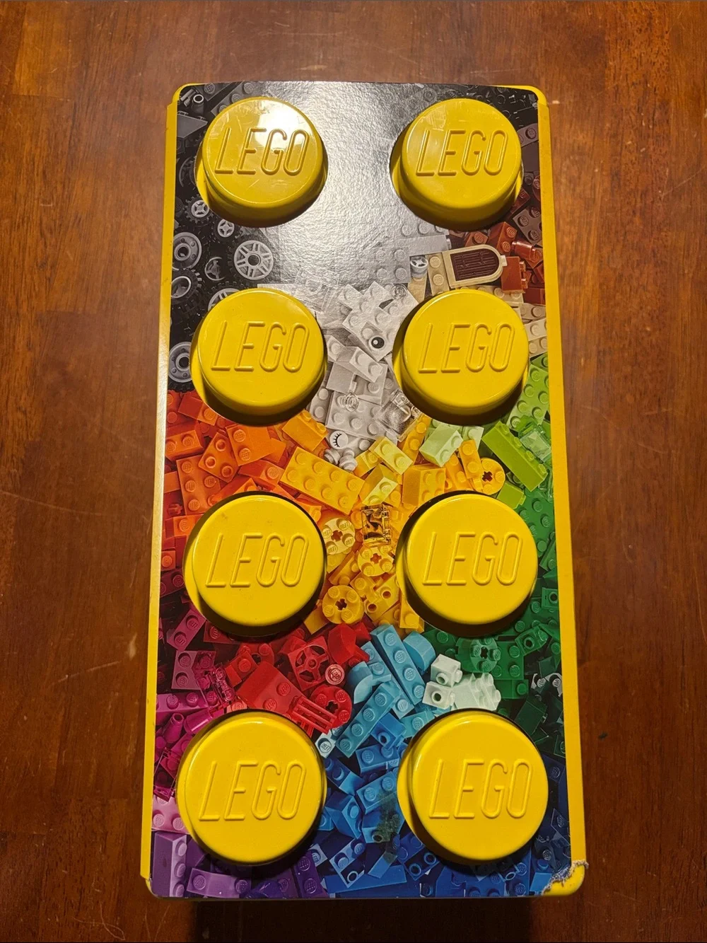 LEGO Classic Yellow Carrying Brick Box with Multi-Color Bricks